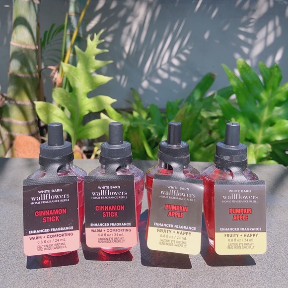 BBW Pumpkin apple & Cinnamon stick wallflower refills set - Picture 7 of 10